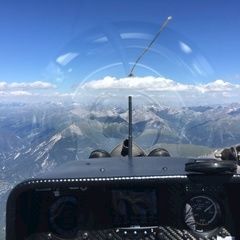Flugwegposition um 13:43:25: Aufgenommen in der Nähe von Albula, Schweiz in 3473 Meter